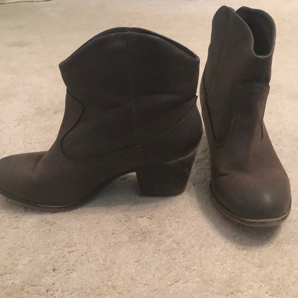 Brown booties!